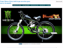 Tablet Screenshot of fenixmotorsperu.com